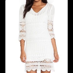 Velvet By Graham And Spencer White Crochet Size:M